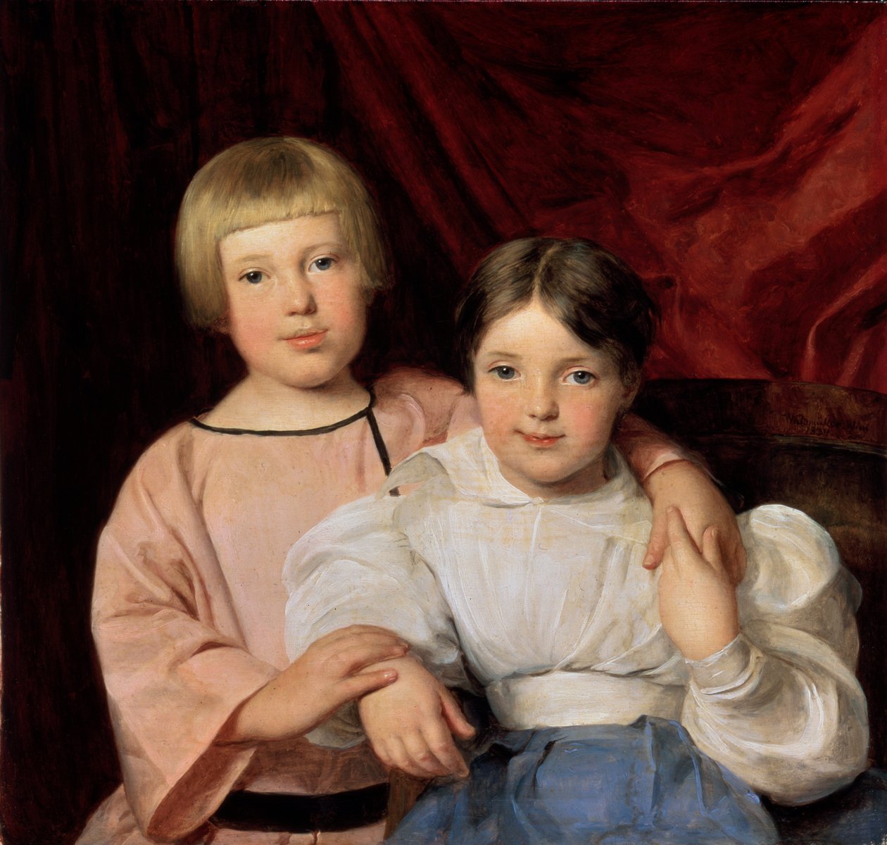 Børn, 1834. Ferdinand Georg 1793-1865 af Ferdinand Georg Waldmuller