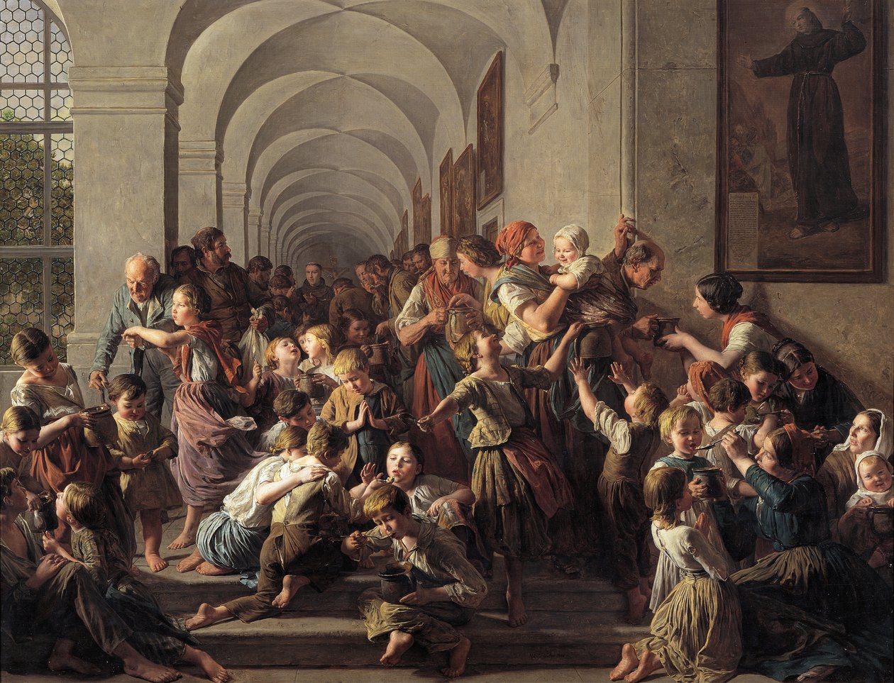 Klostersuppen af Ferdinand Georg Waldmuller