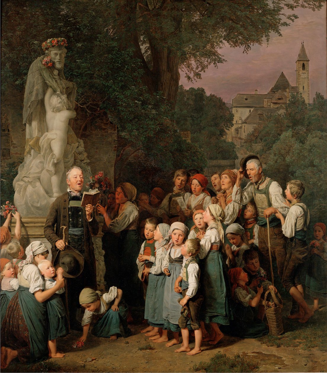 Tilbedelsen af Sankt Johannes - Tilbedelsen af Sankt Johannes af Ferdinand Georg Waldmuller
