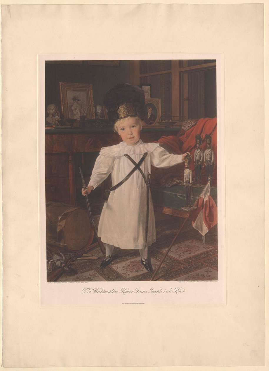 Kejser af Østrig Franz Joseph I af Ferdinand Georg Waldmuller