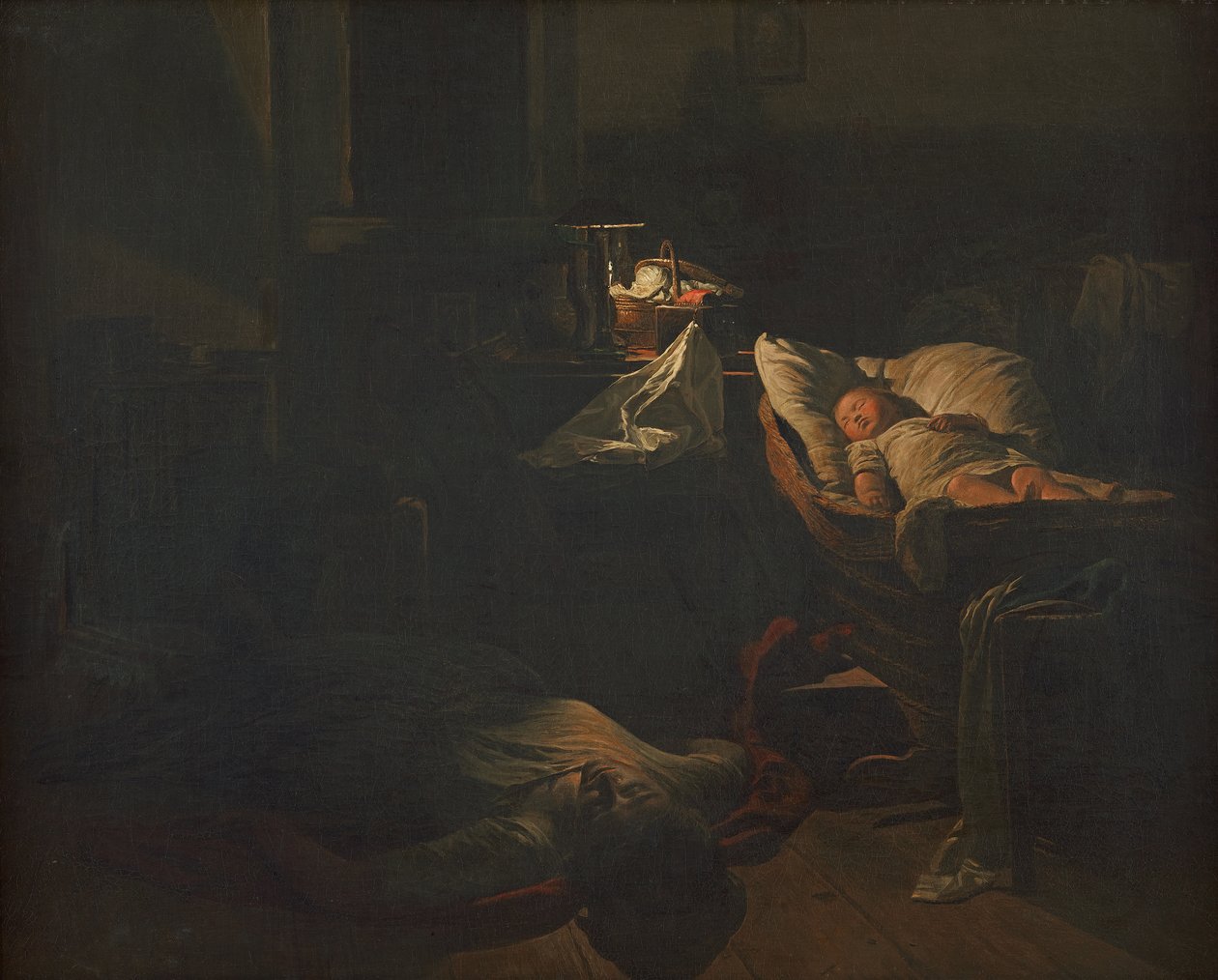 opbrugt styrke af Ferdinand Georg Waldmuller