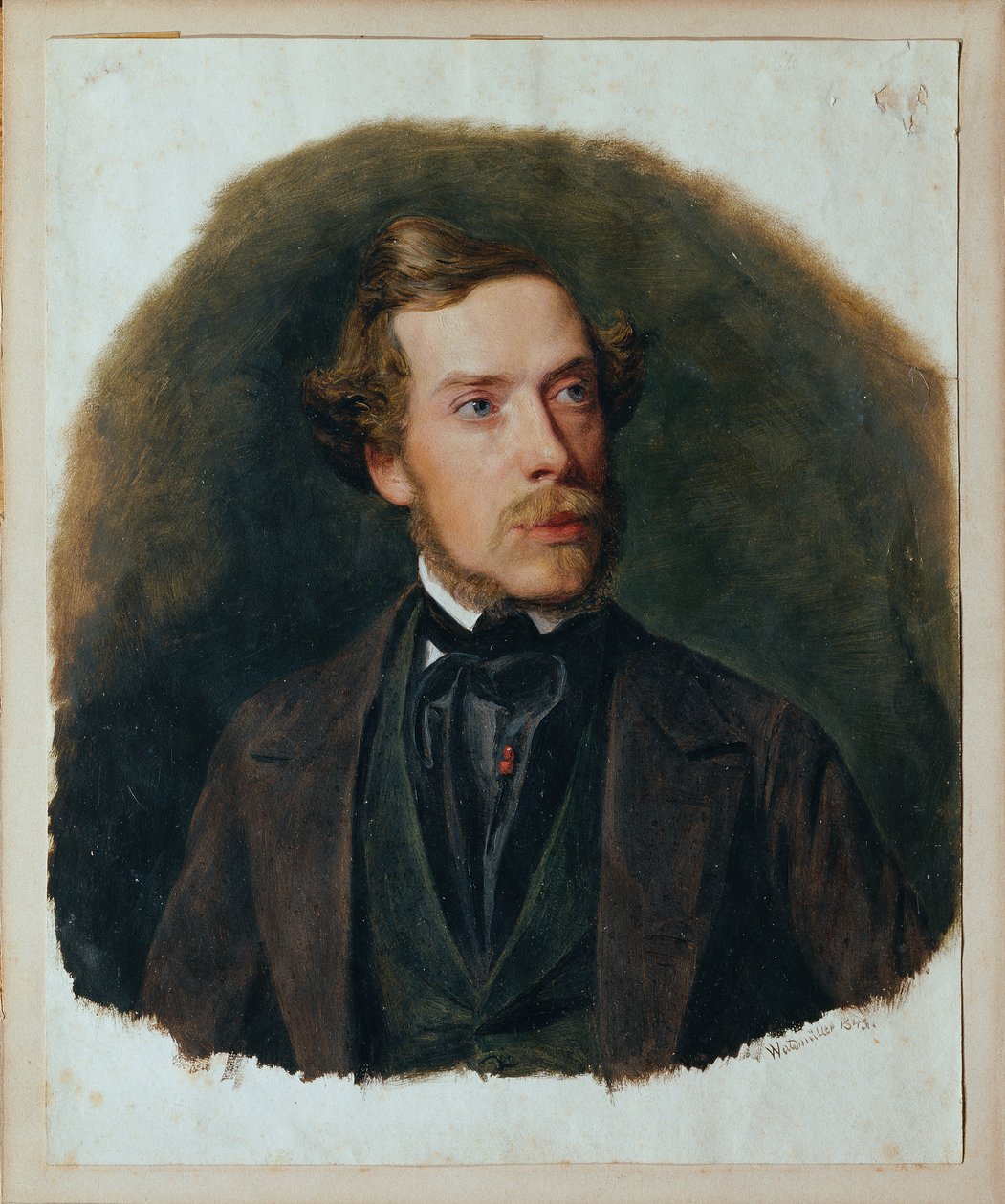 Gustav Barth, korleder for Wiens mandskor af Ferdinand Georg Waldmuller
