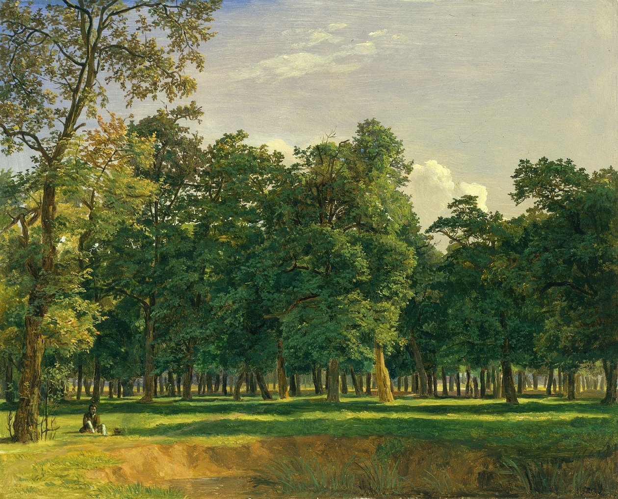 Prater Landskab, ca. 1831. af Ferdinand Georg Waldmuller