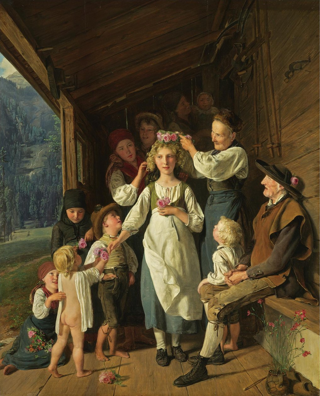 Brudepigen af Ferdinand Georg Waldmuller