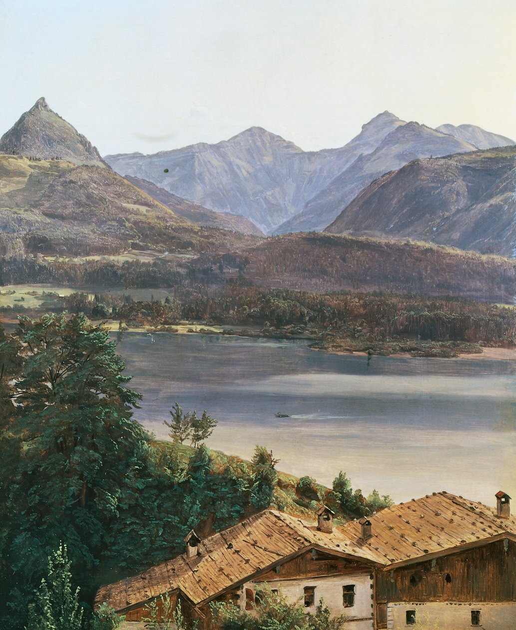 Wolfgang sø af Ferdinand Georg Waldmuller