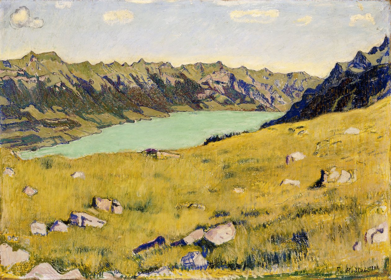 Brienz-søen fra Breitlauenen, 1906 af Ferdinand Hodler