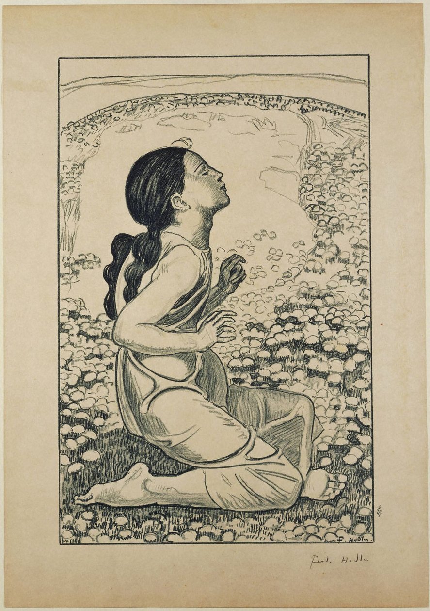 Foråret (Spring) af Ferdinand Hodler