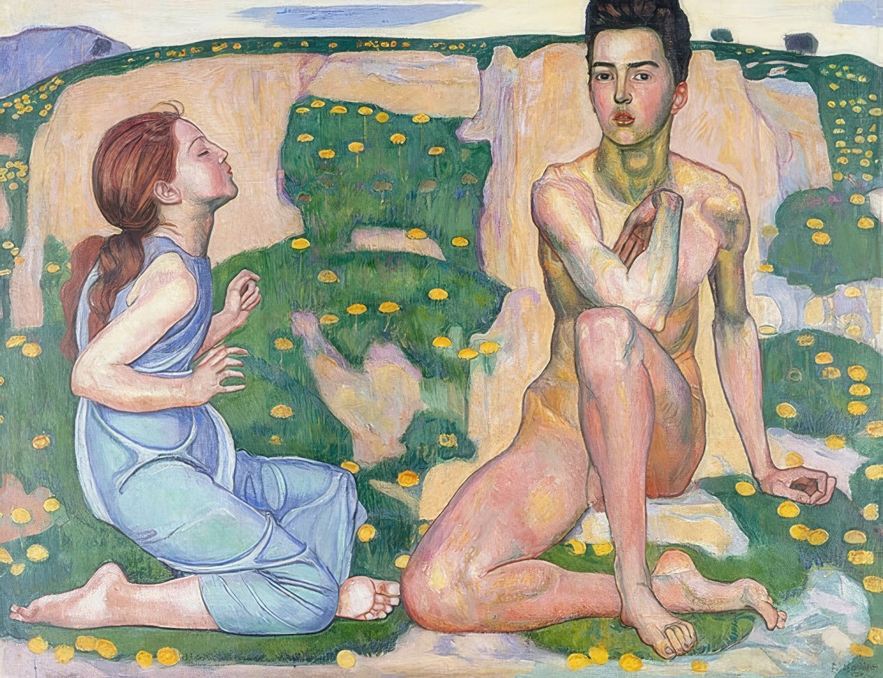 Foråret. 1901 af Ferdinand Hodler