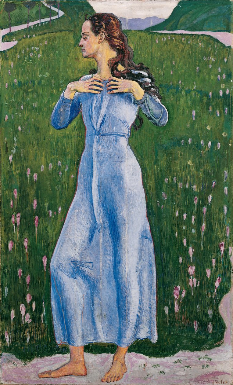 Følelsesmæssige følelser, 1900. af Ferdinand Hodler