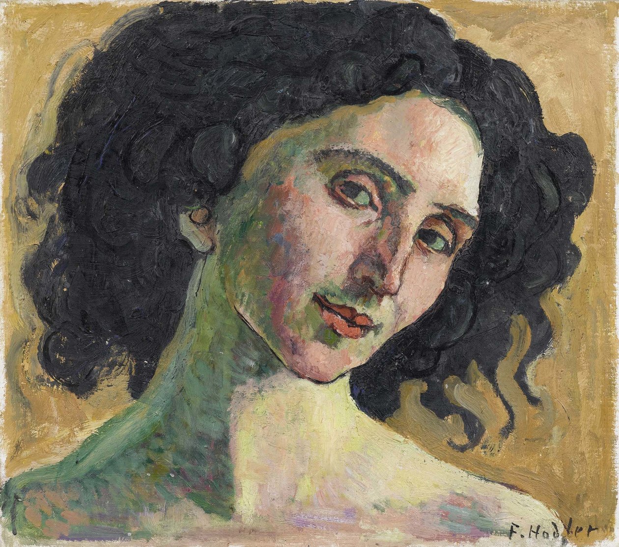 Giulia Leonardi. af Ferdinand Hodler