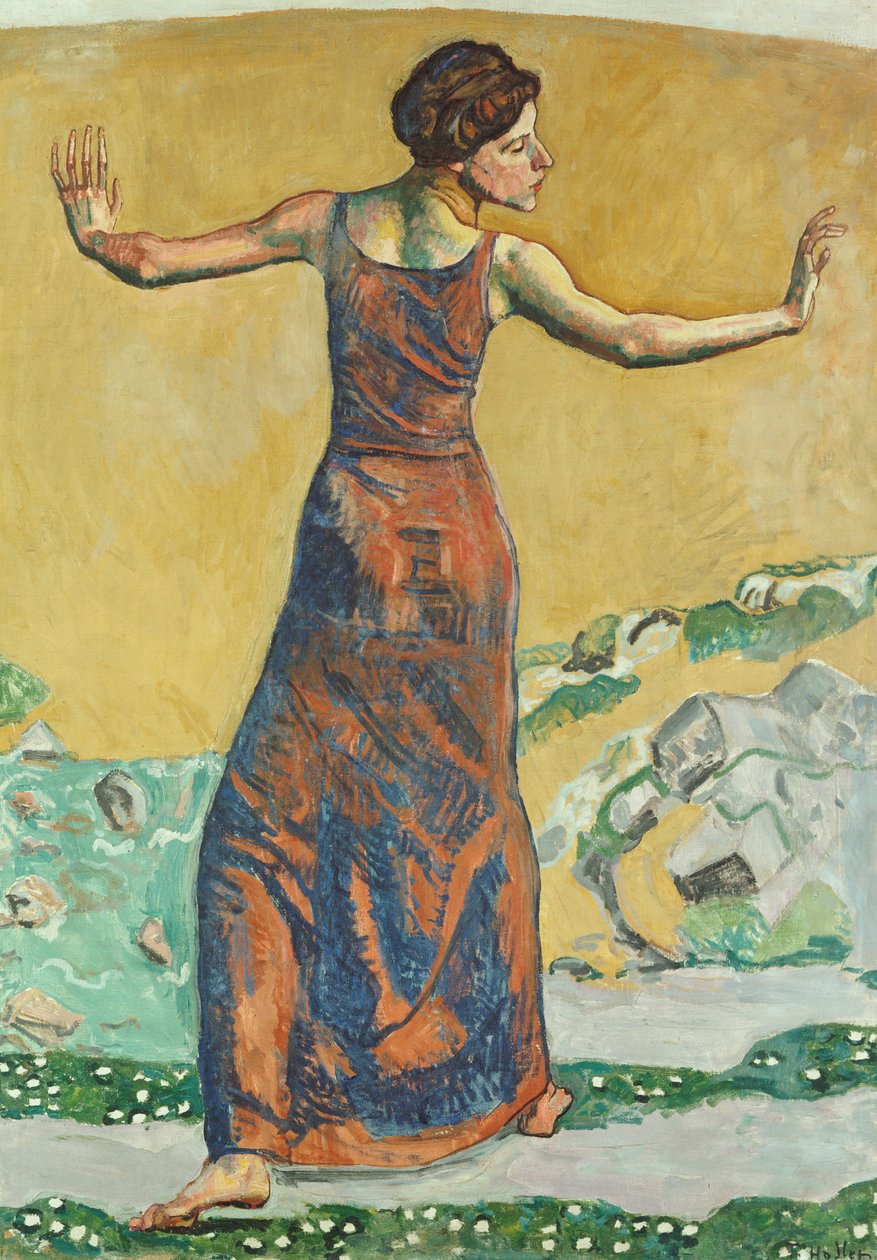 Joyous Woman, 1911 af Ferdinand Hodler