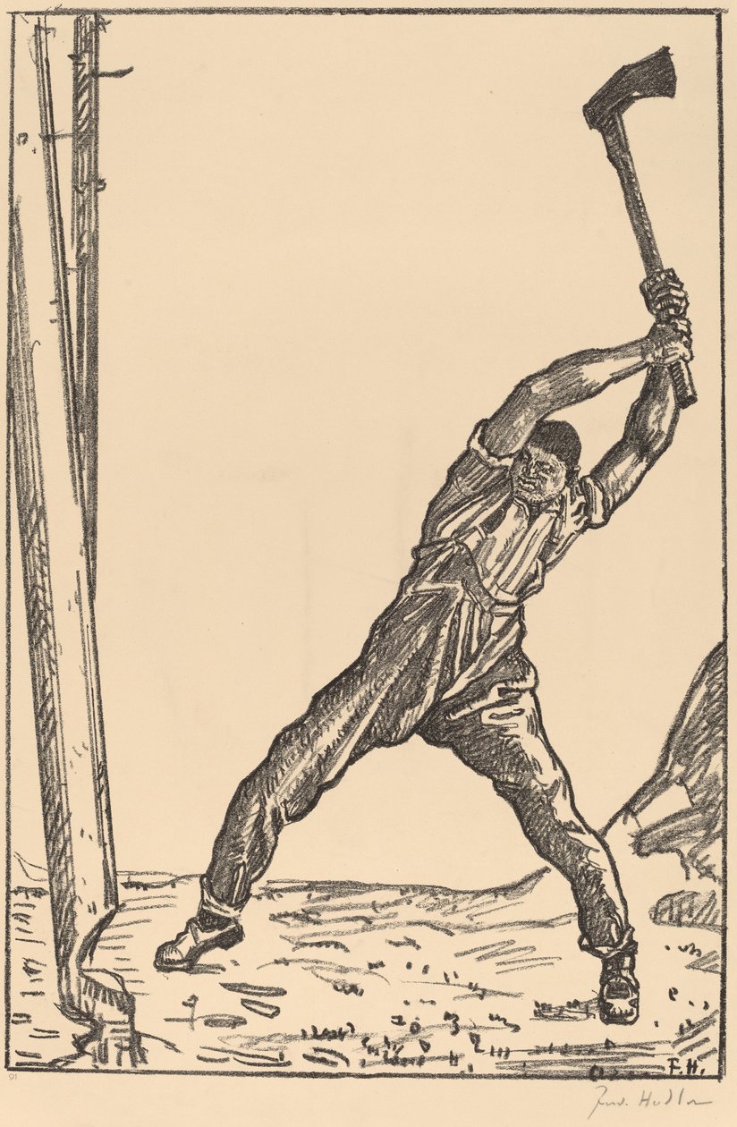 Tømmermand af Ferdinand Hodler