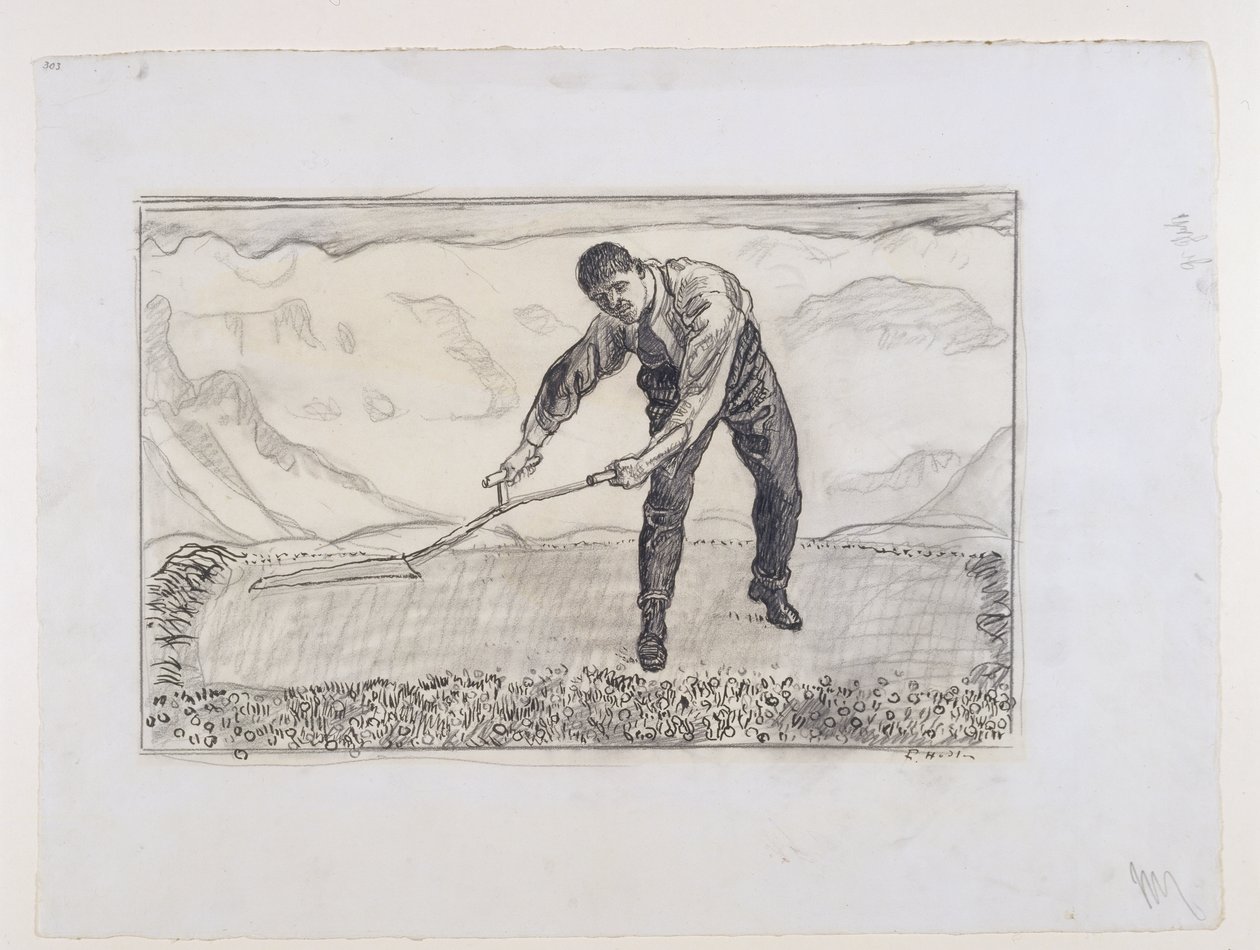 Mejer på marken af Ferdinand Hodler