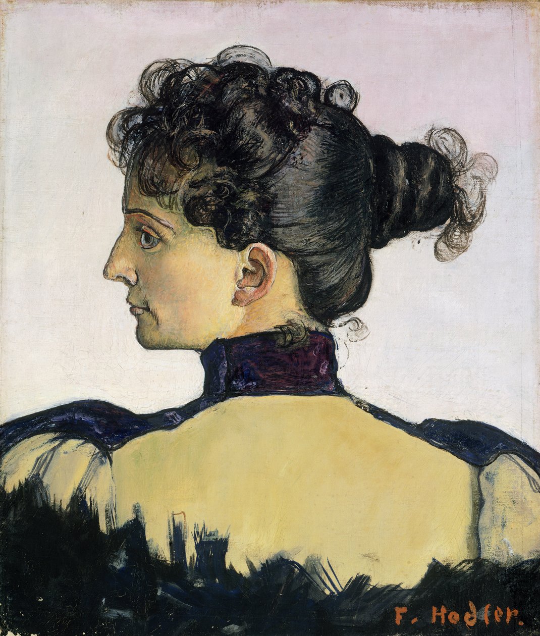 Portræt af Berthe Jacques af Ferdinand Hodler