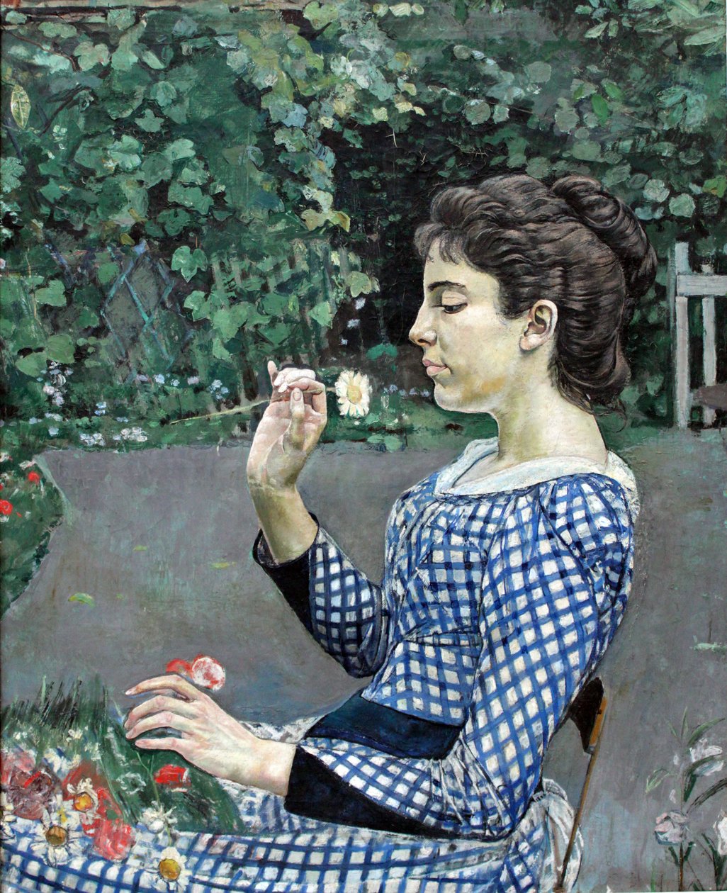 Portræt af Hélène Weiglé af Ferdinand Hodler