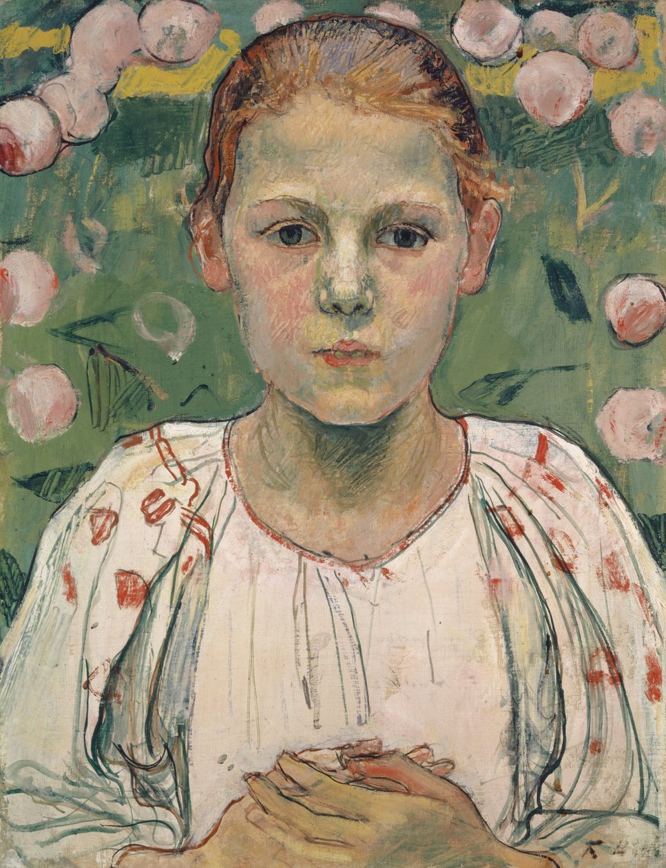 Portræt af Kathe von Bach af Ferdinand Hodler