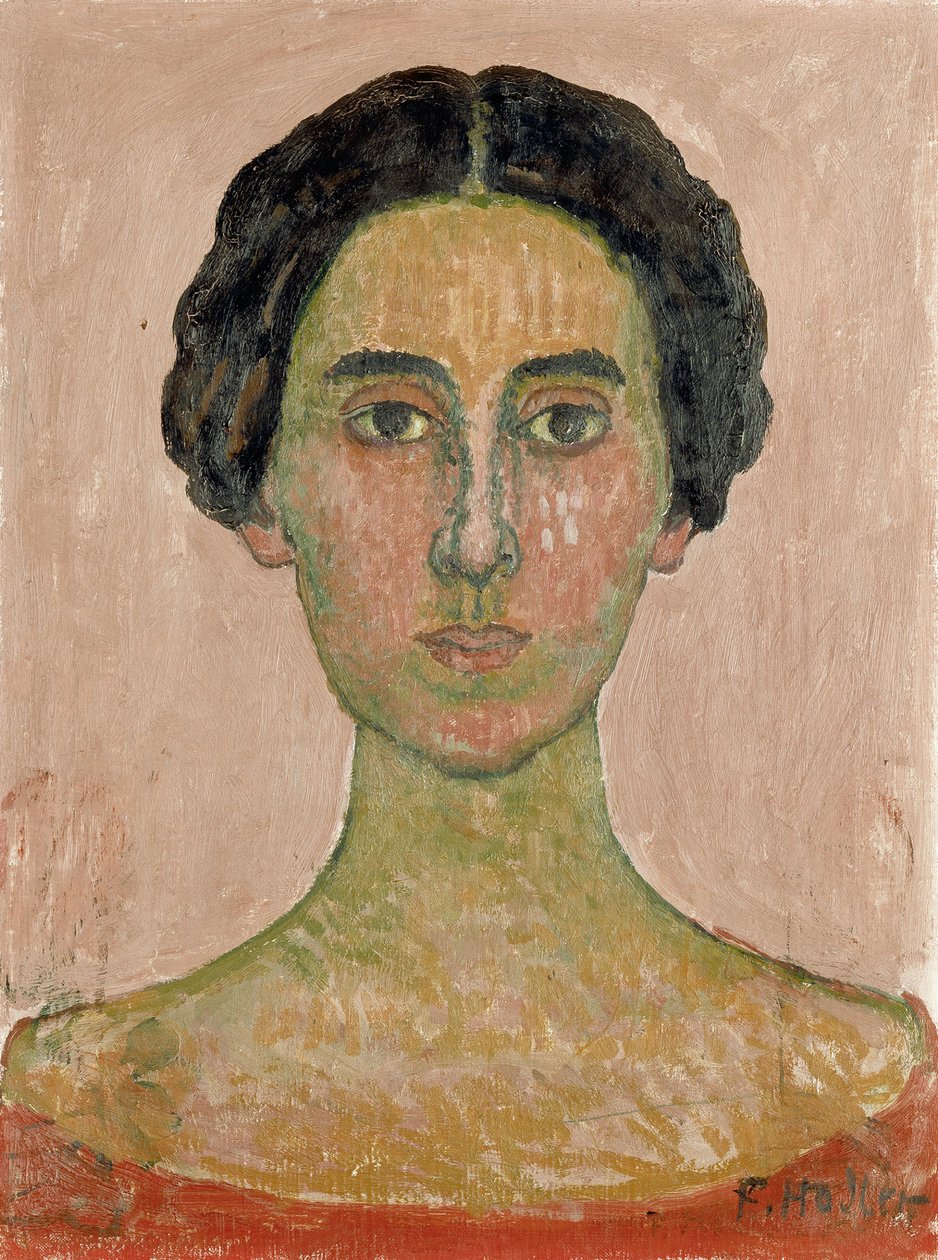 Portræt af Valentine Godé-Darel Leder af fransk kvinde af Ferdinand Hodler