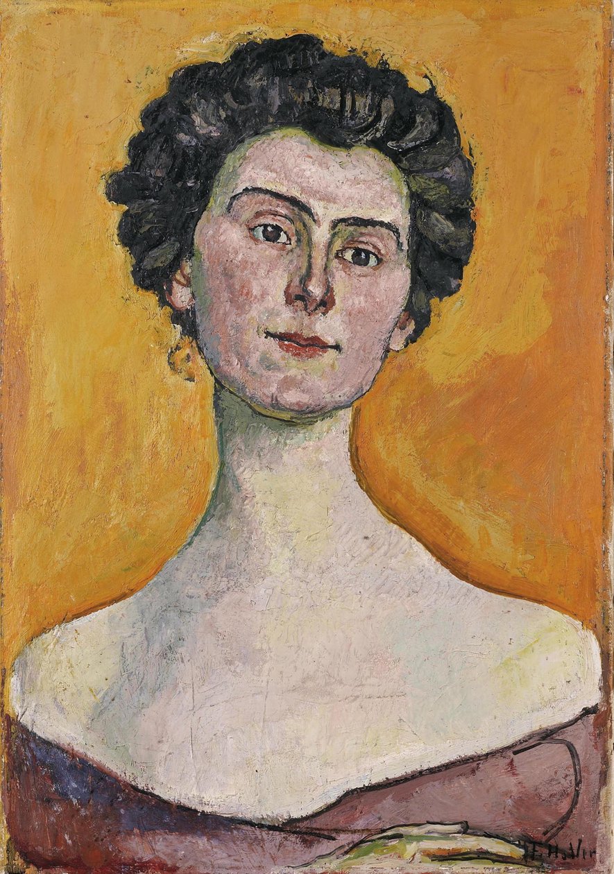 Portræt af Clara Pasche-Battié, 1914 af Ferdinand Hodler
