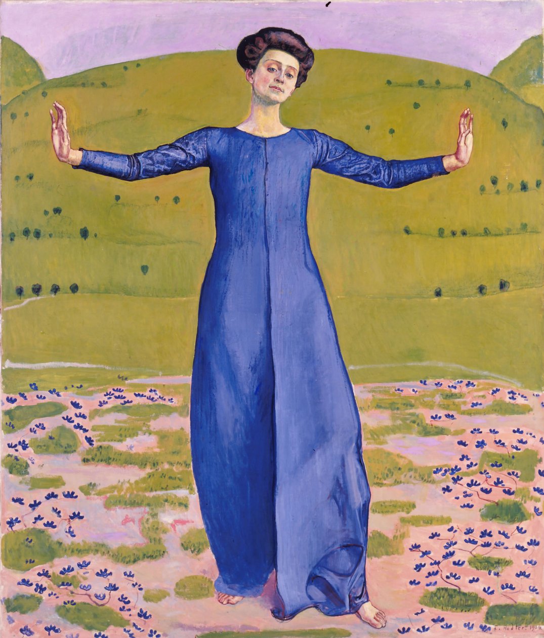Sang fra det fjerne, 1906 af Ferdinand Hodler