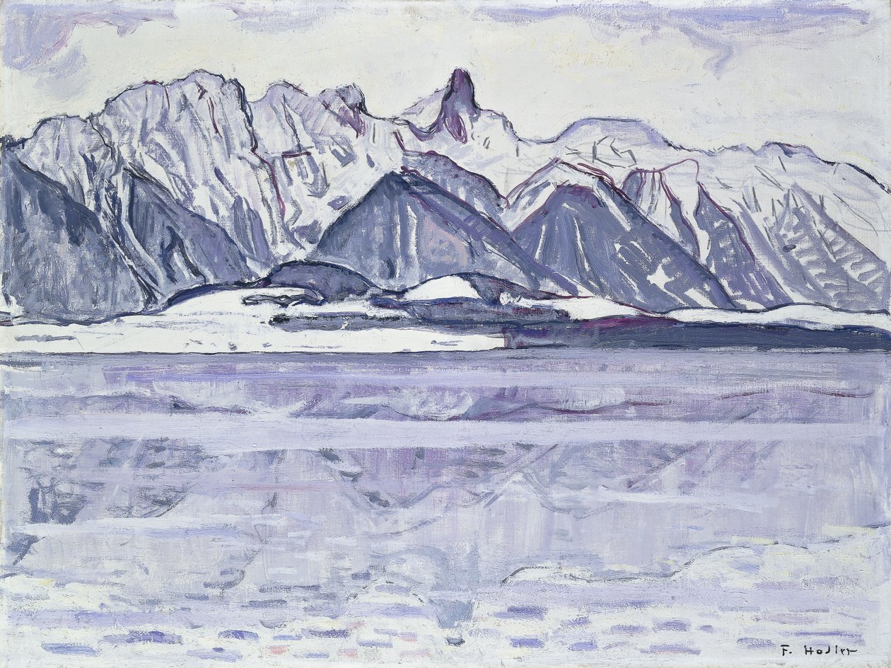 Stockhorn Snowy, 1913-1914 af Ferdinand Hodler