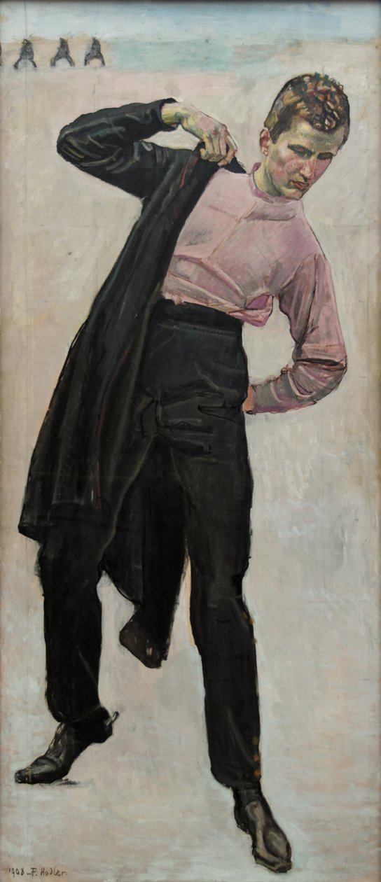 Student i Jena af Ferdinand Hodler