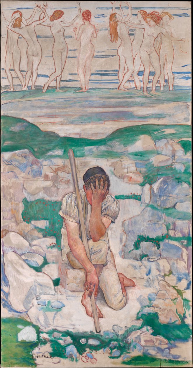 Hyrdens drøm af Ferdinand Hodler