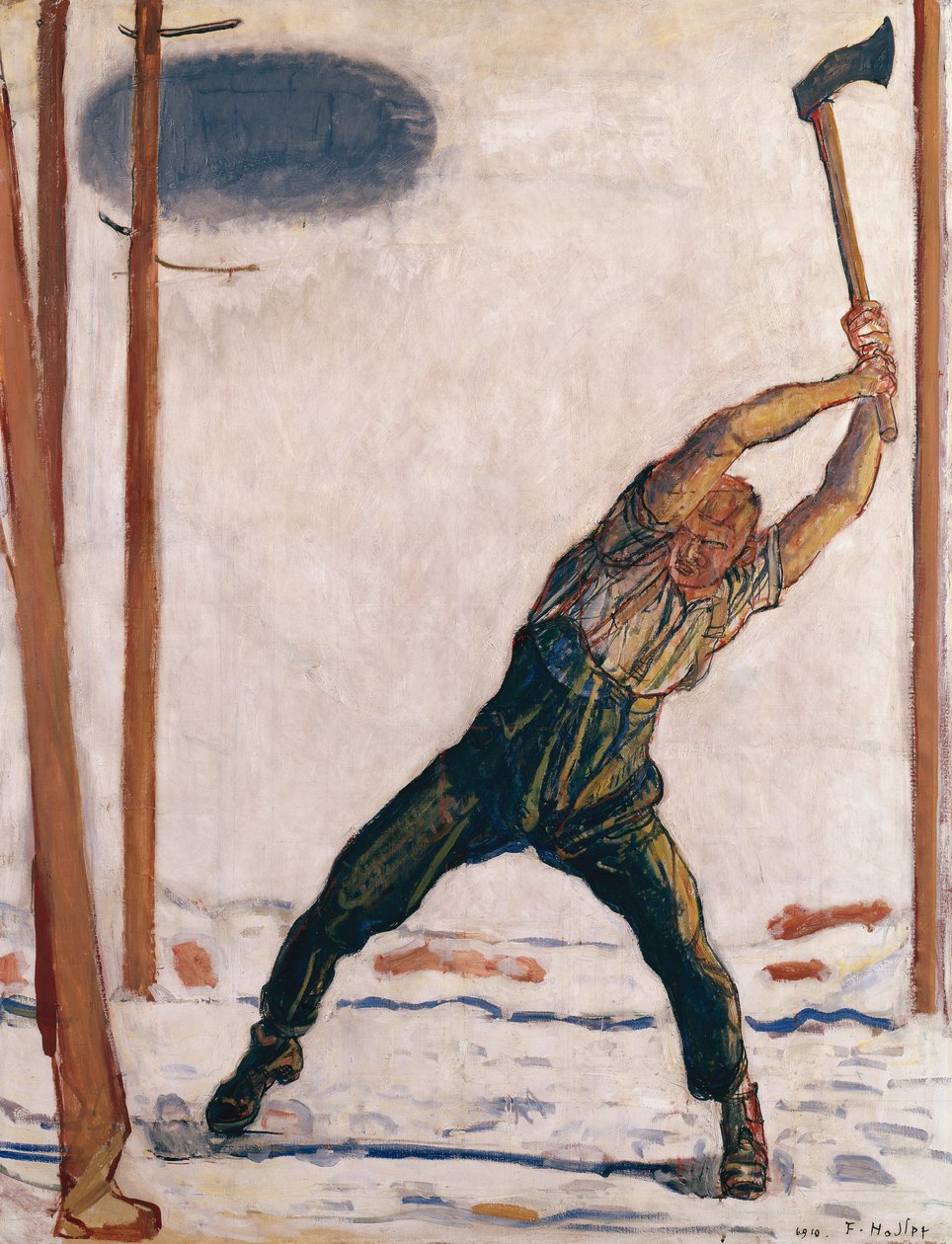 Træhuggeren af Ferdinand Hodler