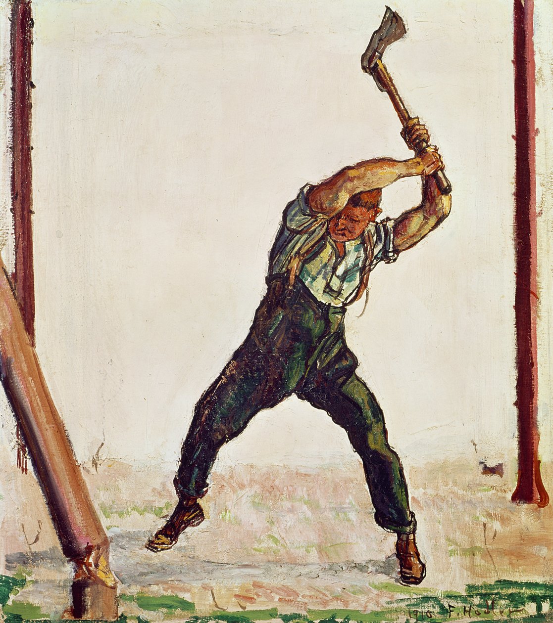 Skovmanden, 1910 af Ferdinand Hodler