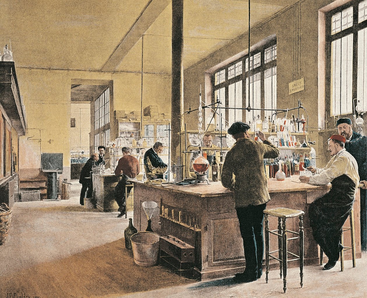 Frankrig, Paris, kommunalt kemisk laboratorium i Paris af Ferdinand Joseph Gueldry