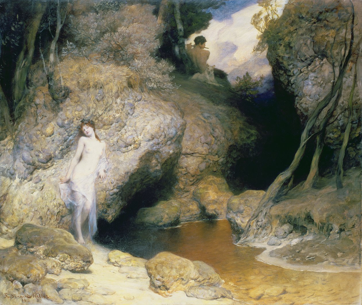 Faunens musik, 1910 af Ferdinand Keller