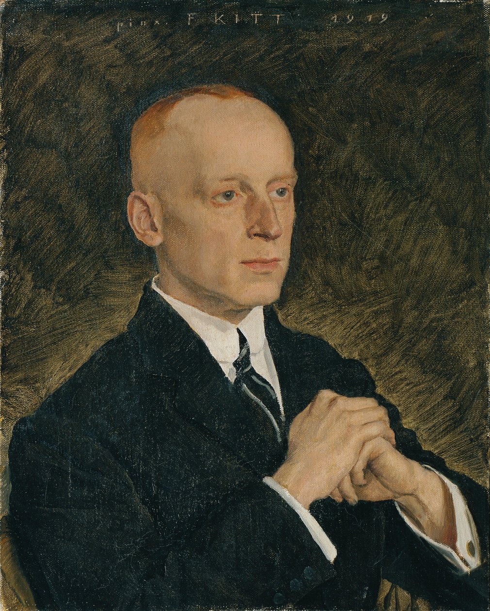 Portræt af en gentleman af Ferdinand Kitt