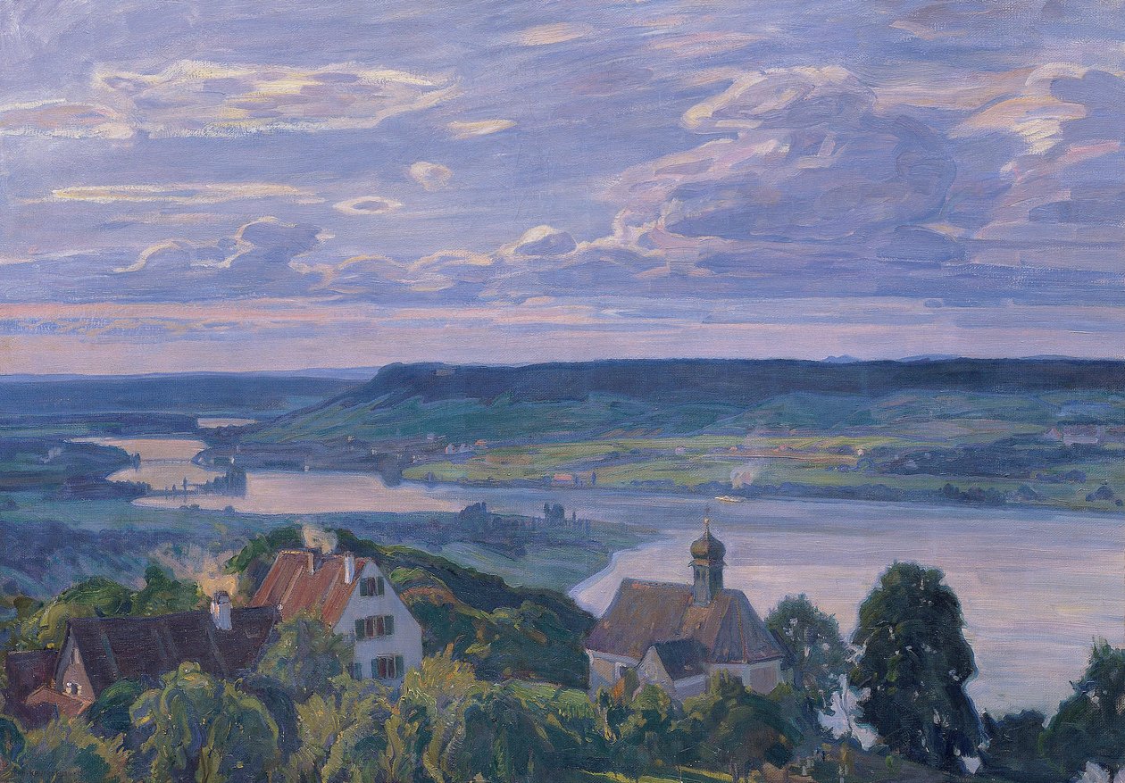 Klingenzell ved Rhinen af Ferdinand Kruis
