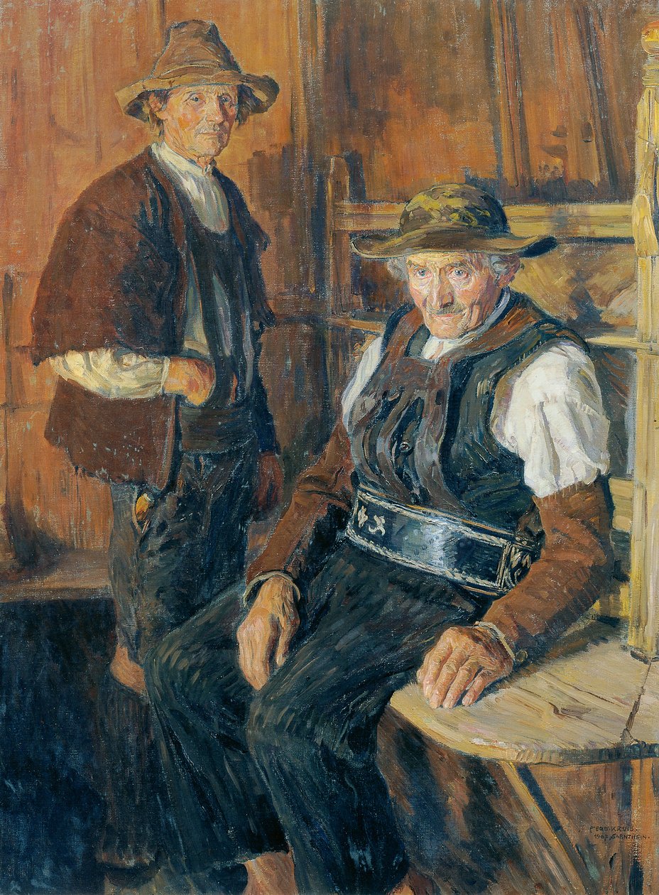 Sarentino bønder af Ferdinand Kruis