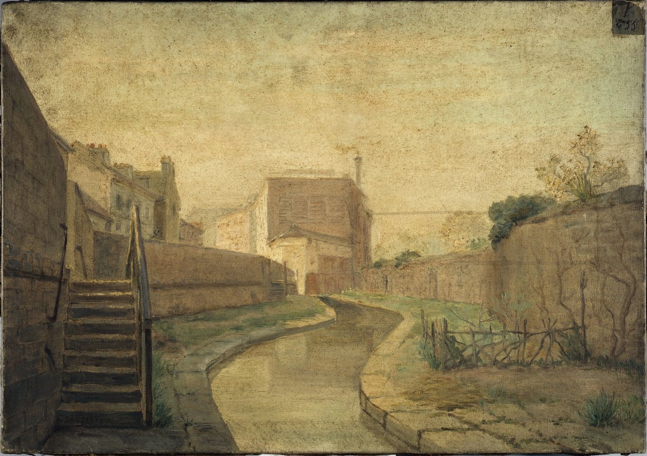 La Bièvre, rue Croulebarde af Ferdinand Laudigeois