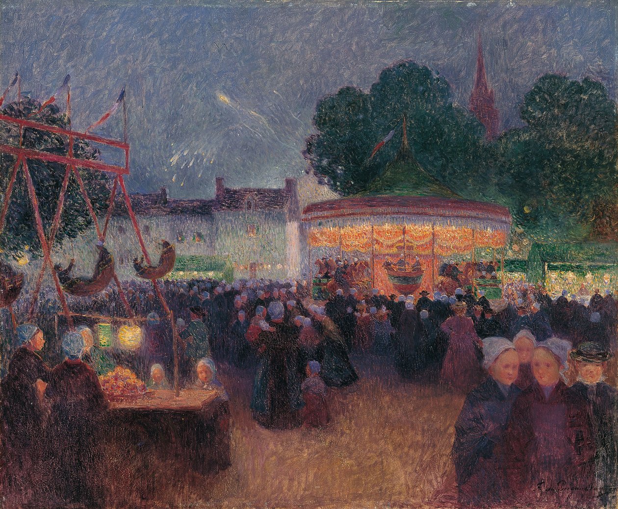 Natmesse i Saint-Pol-de-Léon af Ferdinand Loyen du Puigaudeau
