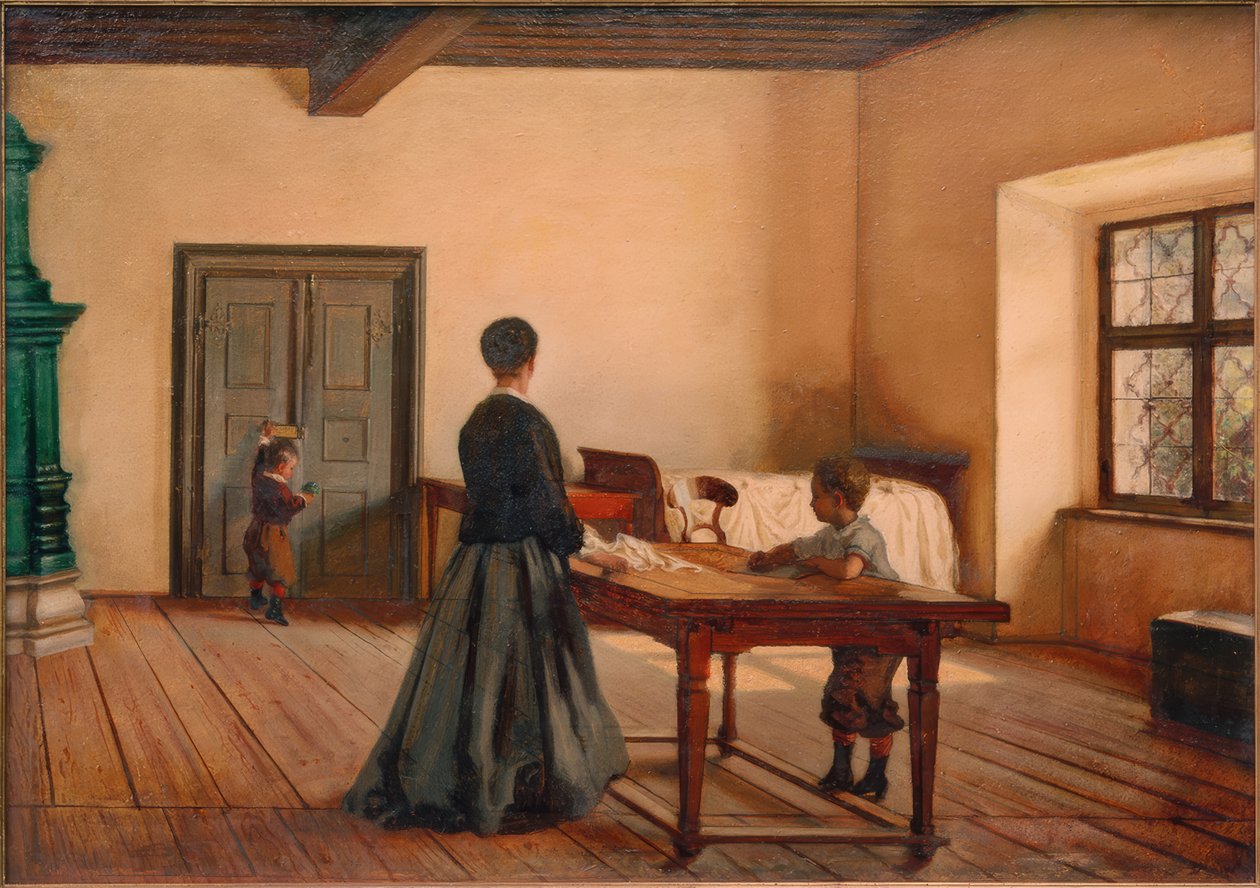 Kunstnerens soveværelse af Ferdinand Mallitsch