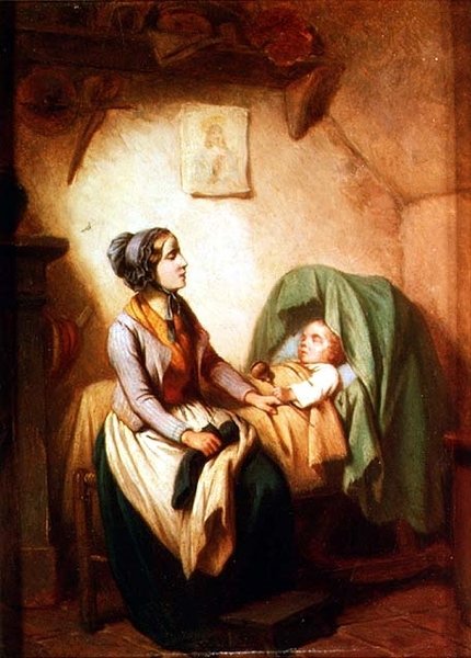 Det syge barn af Ferdinand Marolin