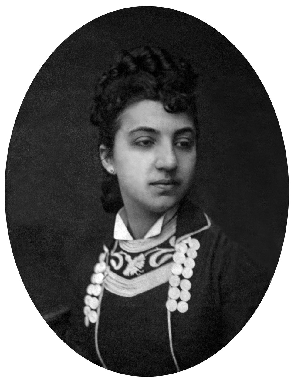 Erminia Borghi Mamo (1855-1941) italiensk sopran, foto af Mulnier af Ferdinand Mulnier