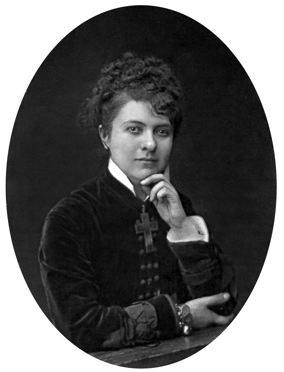 Marie Dumas, ranskalainen näyttelijä, valokuva Mulnier af Ferdinand Mulnier
