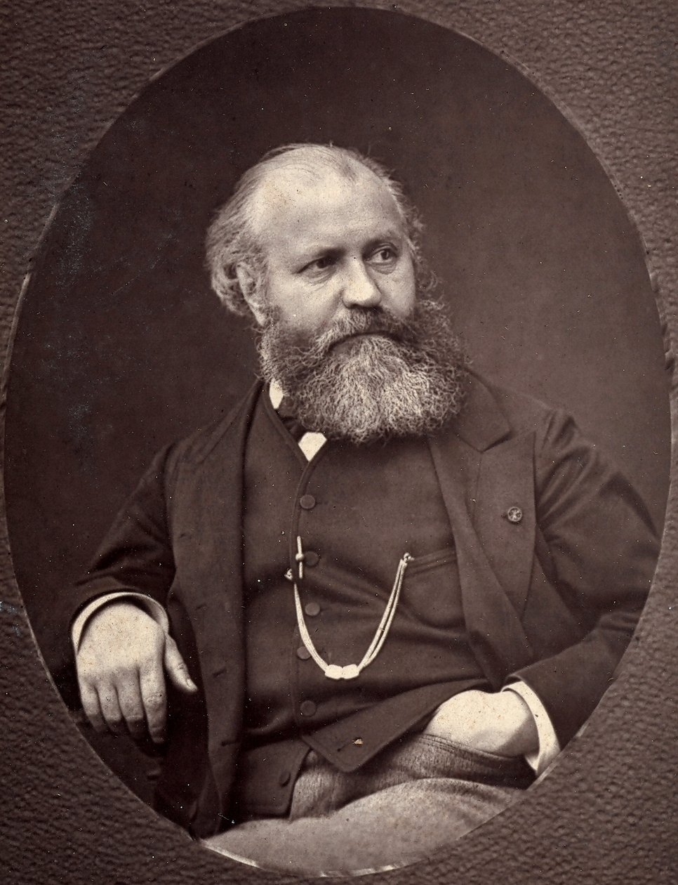 Portræt af Charles-Françoise Gounod, berømt komponist af Ferdinand Mulnier