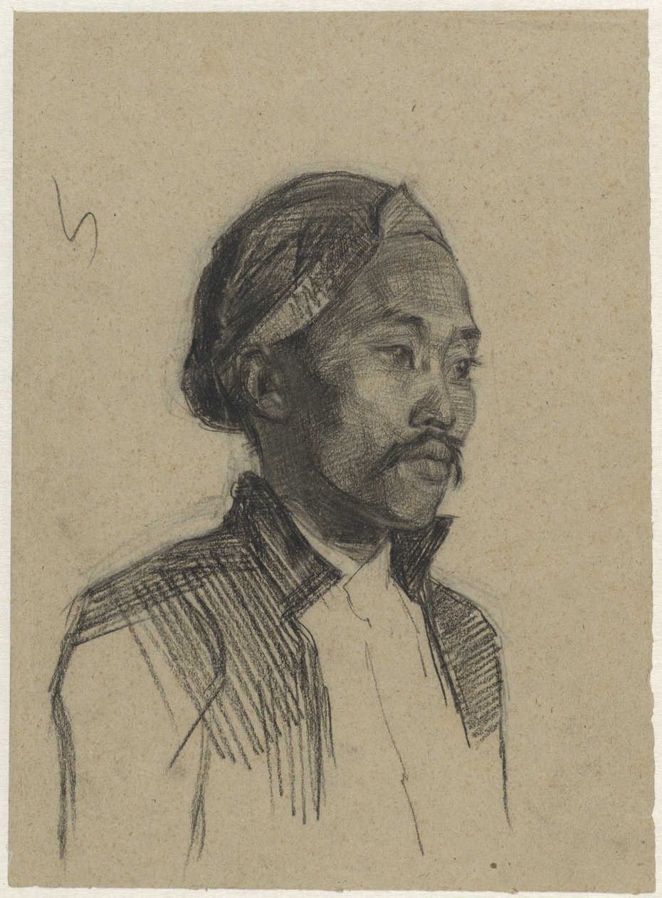 Studie af en javaneser af Ferdinand Oldewelt