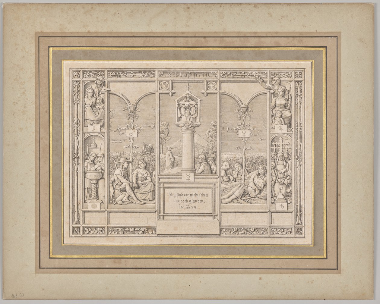 Grundstenen. Johannes XX, 29 af Ferdinand Olivier