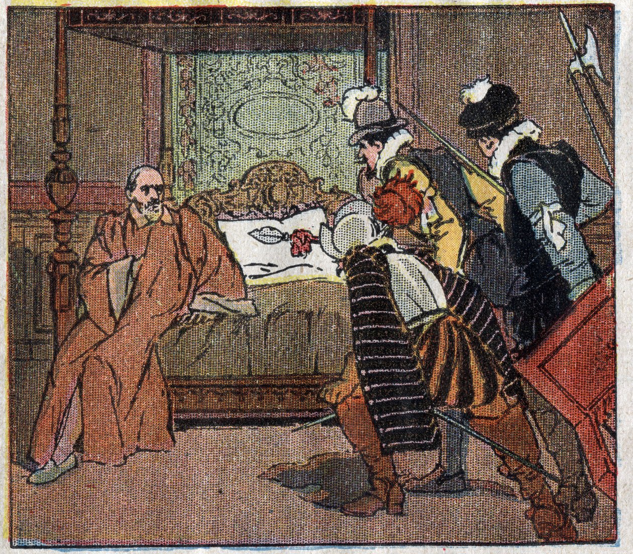 Frankrigs historie: Mordet på Gaspard de Coligny (Admiral de Coligny af Ferdinand Raffin