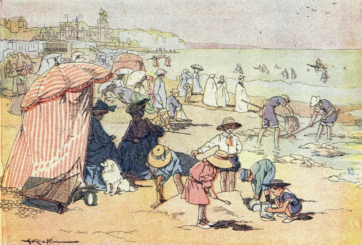 På stranden, i Imagier de l