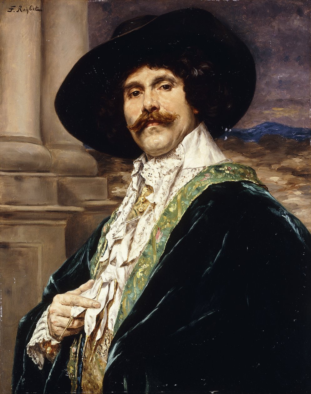En gentleman af Ludvig XVIII; En gentleman af Ludvig XVIII, af Ferdinand Roybet