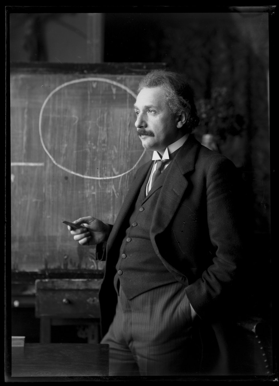 Billede af Albert Einstein (1879-1955) af Ferdinand Schmutzer