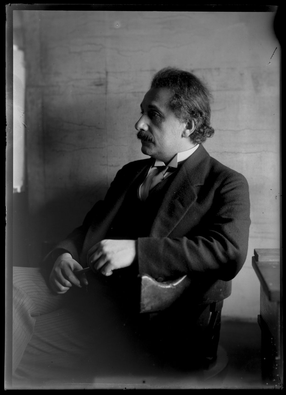 Billede af Albert Einstein (1879-1955) af Ferdinand Schmutzer