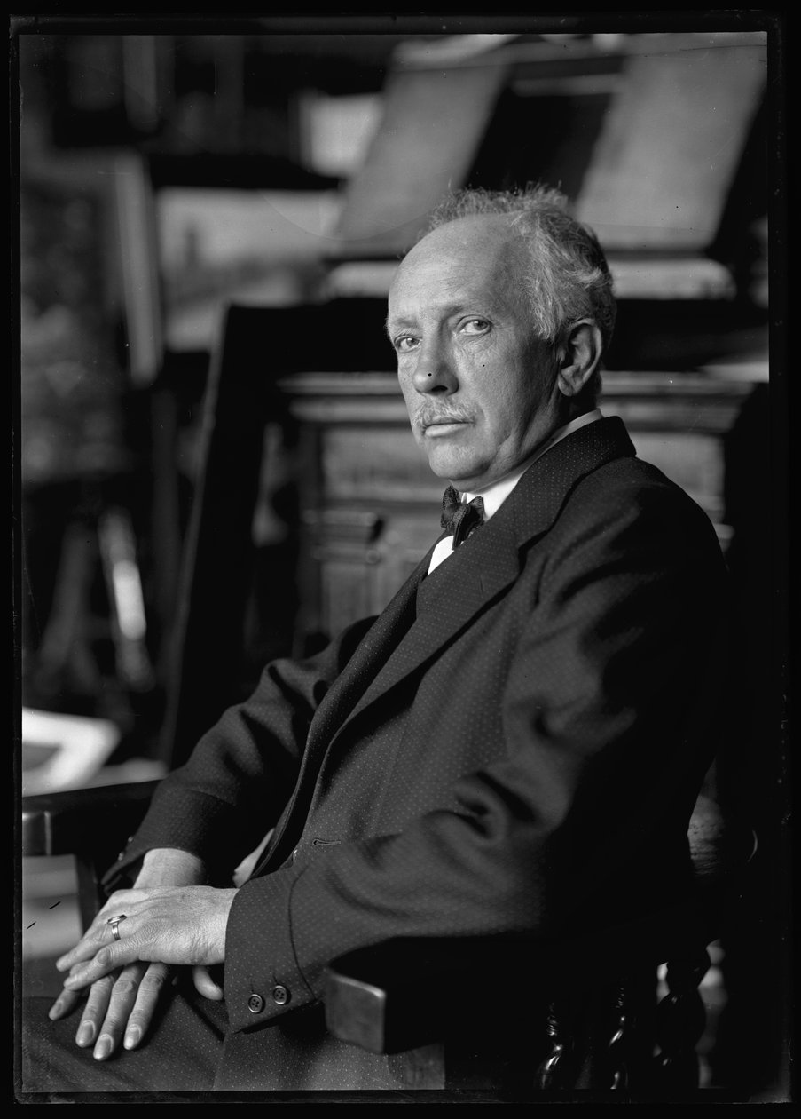 Billede af Richard Strauss (1864-1949) af Ferdinand Schmutzer