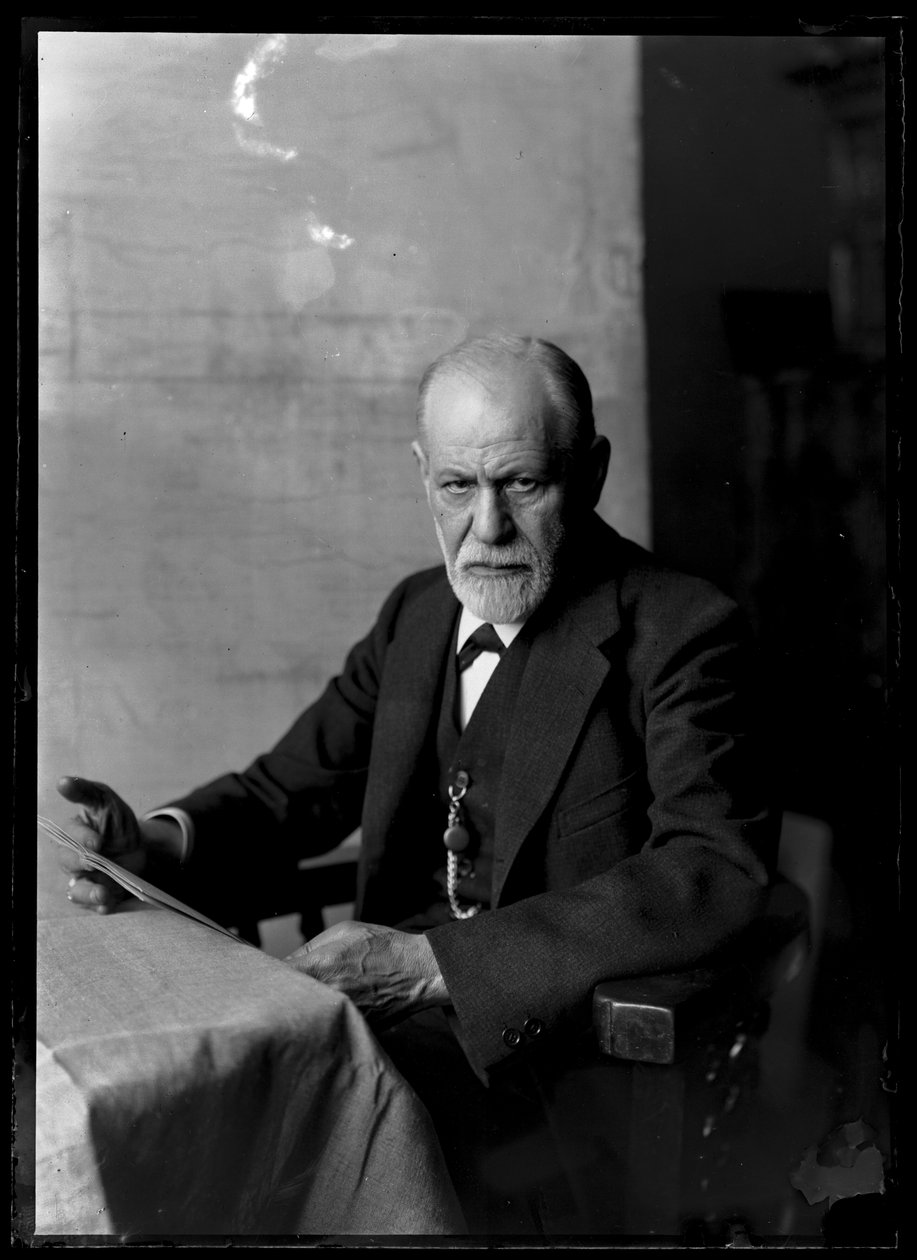 Billede af Sigmund Freud (1856-1939) af Ferdinand Schmutzer