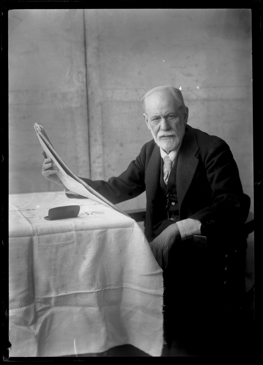 Billede af Sigmund Freud (1856-1939) af Ferdinand Schmutzer